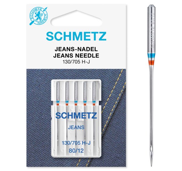 Schmetz | Jeans Nadeln | 5er Packung 130/705H-J