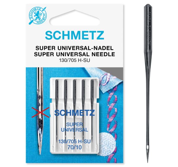 Schmetz | Super Universal-Nadel | 5er Packung 130/705H-SU Nm 70