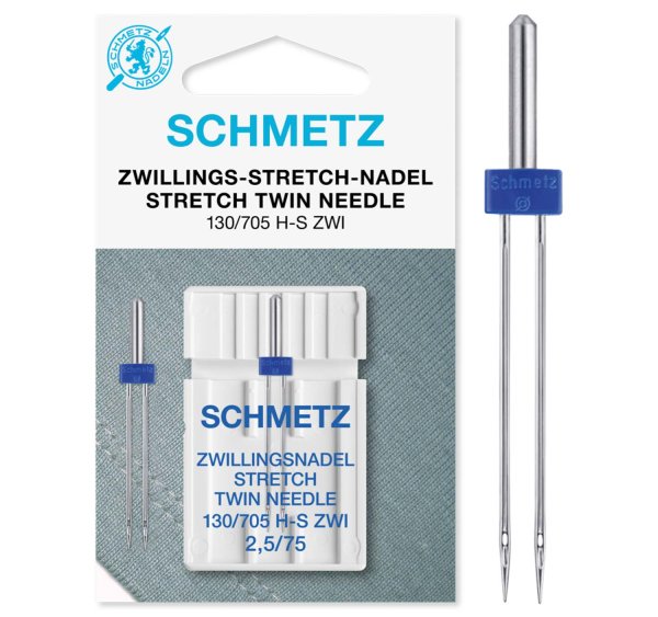Schmetz | Zwillings-Stretch-Nadel | 1er Packung 130/705H-SZWI