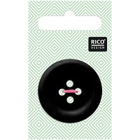 Rico Design | Knopf schwarz matt 3,4cm