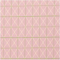 Rico Design | Meterware Druckstoff Canvas Raster rosa 140cm