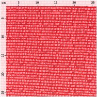 Rico Design | Meterware Stoff Jersey rot Striche weiß 145cm