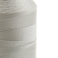 1000m Nähgarn | 100% Polyester | Nm. 60 für mittel-schwere Stoffe | Hellgrau