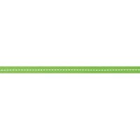 Rico Design | Ribbon Streifen grün-weiß 12mm 2m