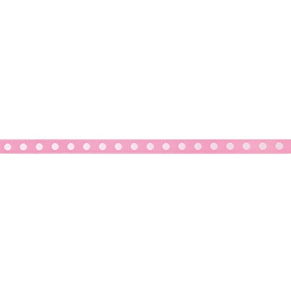 Rico Design | Ribbon gewebte Punkte rosa-hellrosa 12mm 2m