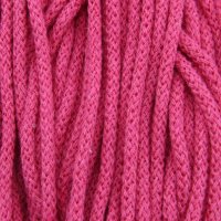 4mm | 100m Kordel | 100% Baumwolle | mit Polyester Kern | Pink