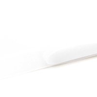 3m Klettband zum Aufnähen | Haken und Flausch | Extra Stark | weiß, 25mm