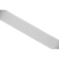 50m Rolle Köperband | Nahtband | 76% Baumwolle | Hellgrau 10mm