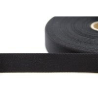50m Rolle Köperband | Nahtband | 76% Baumwolle | Schwarz 10mm