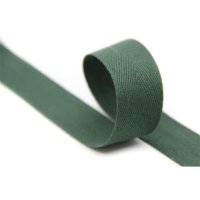 50m Rolle Köperband | Nahtband | 78% Baumwolle | Grün 15mm