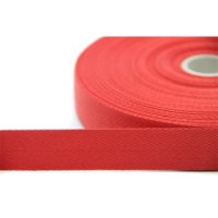 50m Rolle Köperband | Nahtband | 79% Baumwolle | Rot 20mm
