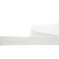 50m Rolle Köperband | Nahtband | 100% Baumwolle | Weiß 30mm