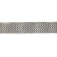 25m Gurtband | 100% Polypropylen | Hellgrau 30 mm
