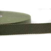 25m Gurtband | 100% Polypropylen | Khaki 20 mm