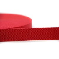 25m Gurtband | 100% Polypropylen | Rot 25 mm